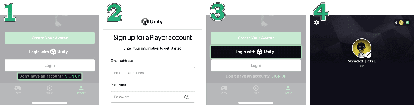 unity auth flow